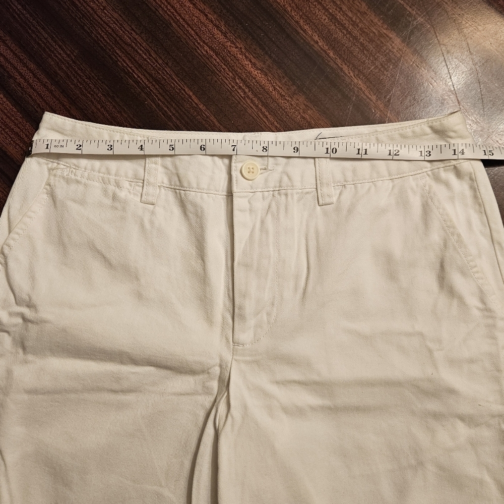 Polo Ralph Lauren Shorts Big Boys Cotton Shorts 9 In Inseam WHITE Sz 16 EUC - Picture 10 of 13
